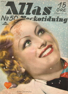 ALLAS VECKOTIDNING magazine side cover Issue 50 11 December 1932